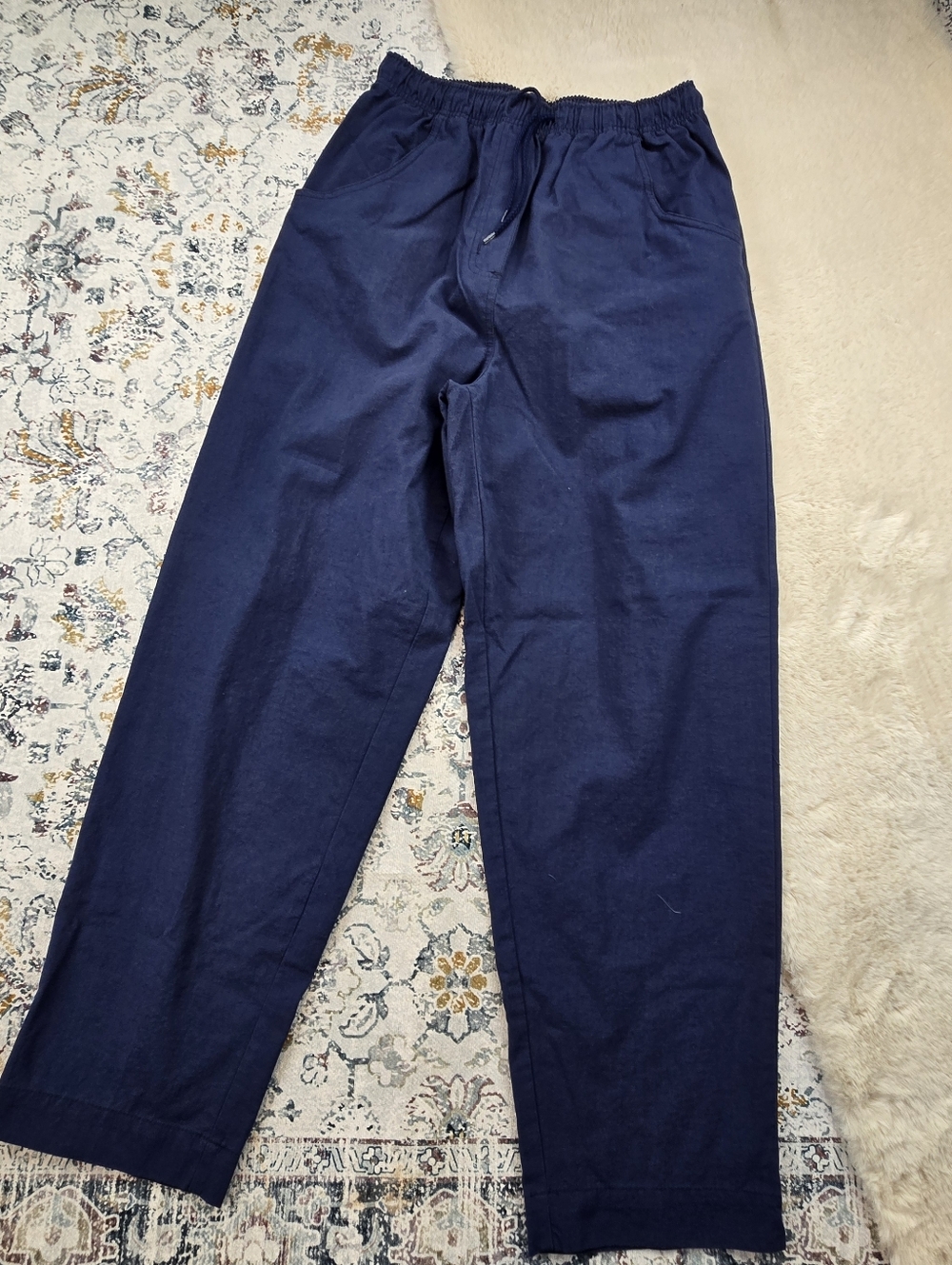 Whitefish Bay Women’s Pull On Pants Blue Medium